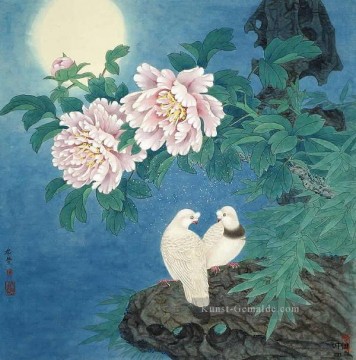 Traditionelle chinesische Kunst Werke - Liebhaber unter Mond traditionellen chinesischen
